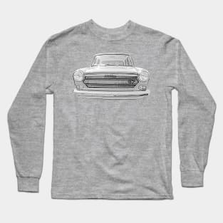 Austin 1300 GT AD016 1970s British classic car Long Sleeve T-Shirt